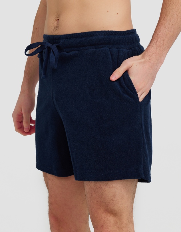 Vacay Swimwear - Navy Terry Shorts