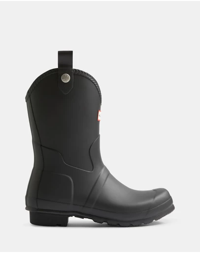 Hunter - Women’s Original Cowboy Boot Black