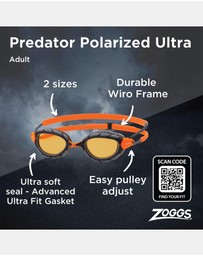 Zoggs - Polarized Ultra Predator Swim Goggles