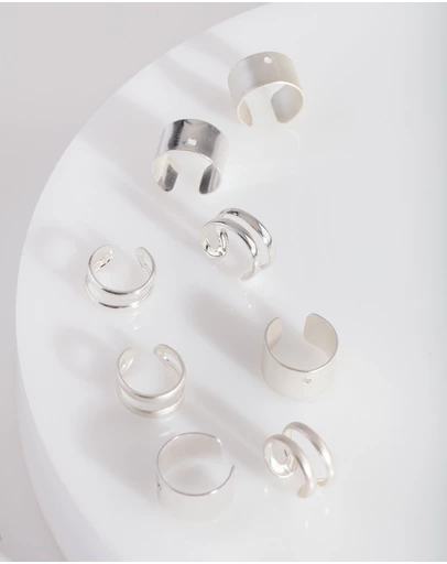 Lovisa - Silver Open Ear Cuff Pack