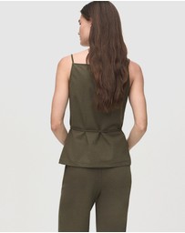 M.N.G - Cotton Top With Waist Tie