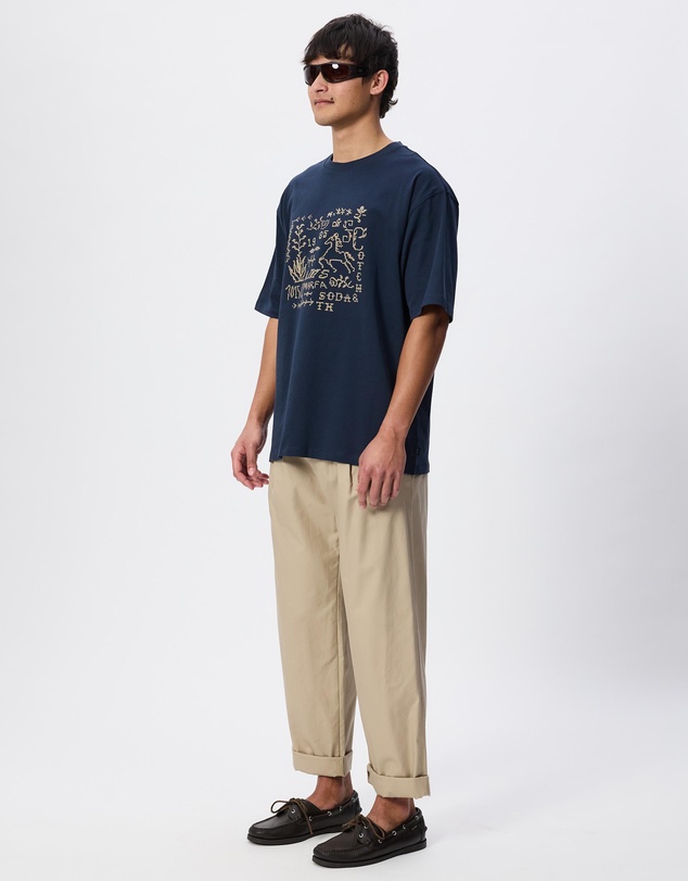 Scotch & Soda - Cross-Stitched Front Artwork Loose-Fit T-Shirt