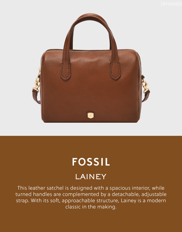 Fossil - Lainey Brown Satchel