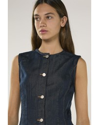 Glamorous - Denim Sleeveless Blouse
