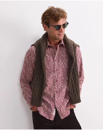 Sportscraft - Long Sleeve James Paisley Shirt
