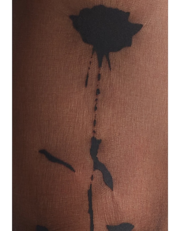 High Heel Jungle - Rose Tattoo Sheer Tights