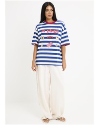 Subtitled - La Plage Stripe Short Sleeve T-Shirt