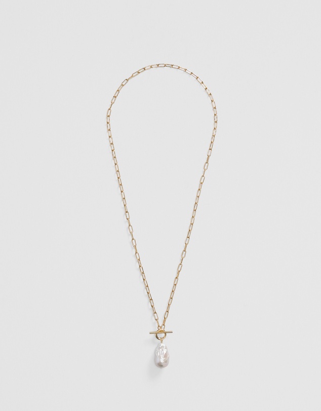 Country Road - Lila Freshwater Pearl Long Necklace