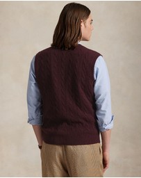 Polo Ralph Lauren - ICONIC EXCLUSIVE - Cable-Knit Wool-Cashmere Sweater Vest