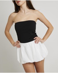 Alice In The Eve - Nori Colour Block Puff Dress