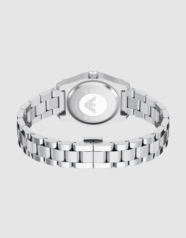 Emporio Armani - Silver Tone Analogue Watch