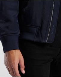 Calibre - Padded Nylon Bomber Jacket Navy