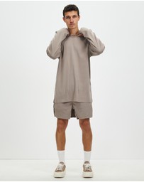 Surrounded By Ghosts - The Fornacite Cotton Rib Shorts