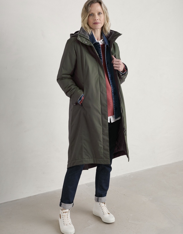 Seasalt - Seasalt Cornwall Green Janelle Coat