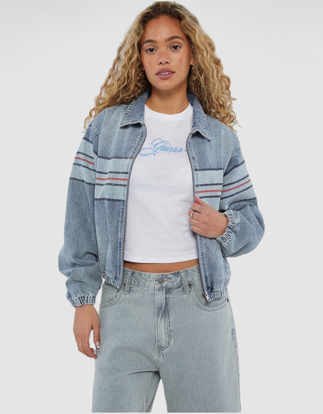 GUESS Originals - GUESS Originals Chest Stripe Bomber Jacket