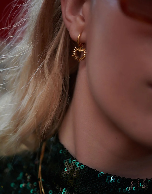 Rachel Jackson - Electric Love Huggie Hoop Earrings