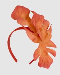 Max Alexander - Mostrera Leafs Orange Headband Fascinator