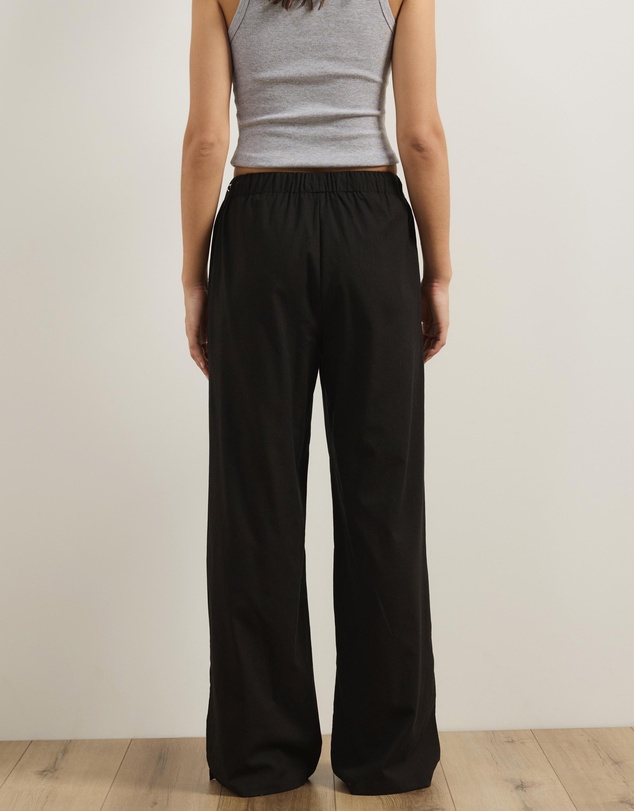 Atmos&Here - Celina Linen Blend Pants with Updated Waistband Detail