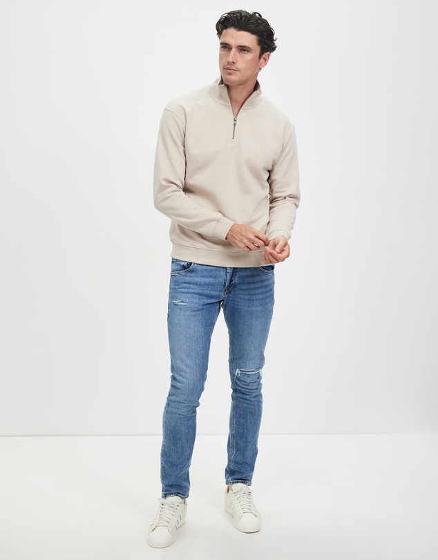 Jack & Jones - Bradley Half Zip Sweat