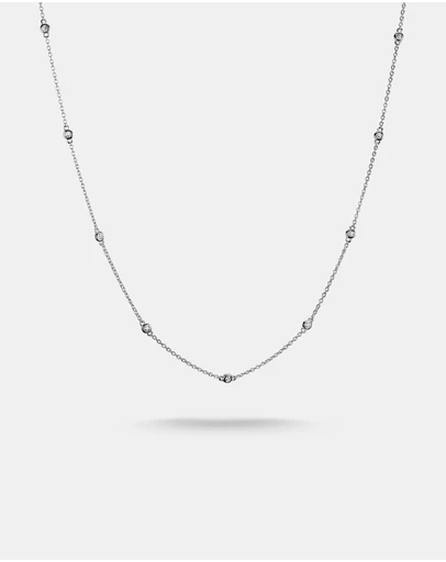 THOMAS SABO - THOMAS SABO Necklace with White Zirconia Stones