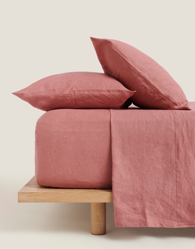 Carlotta + Gee - 100% Linen Fitted Sheet