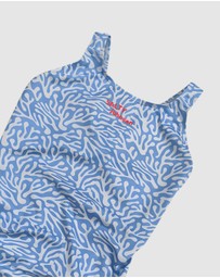 Salty Johnson - Blue Coral Thick Strap One Piece