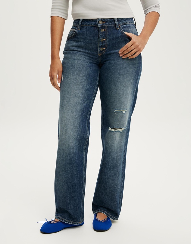 Cotton On - Curvy Low Rise Straight Jean