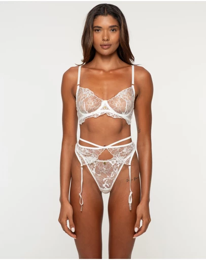 One Empire - Zarina White Lingerie Set