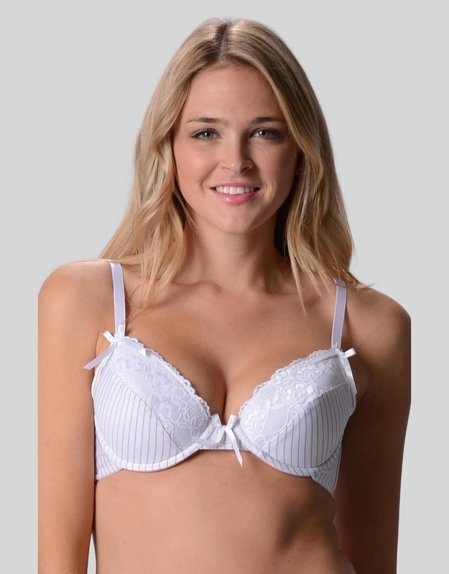 Underwear Of Sweden - Trudie Bra-WhiteGrey x2 Pack (Padded)