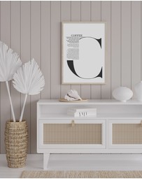 Olive et Oriel - Coffee Art Print