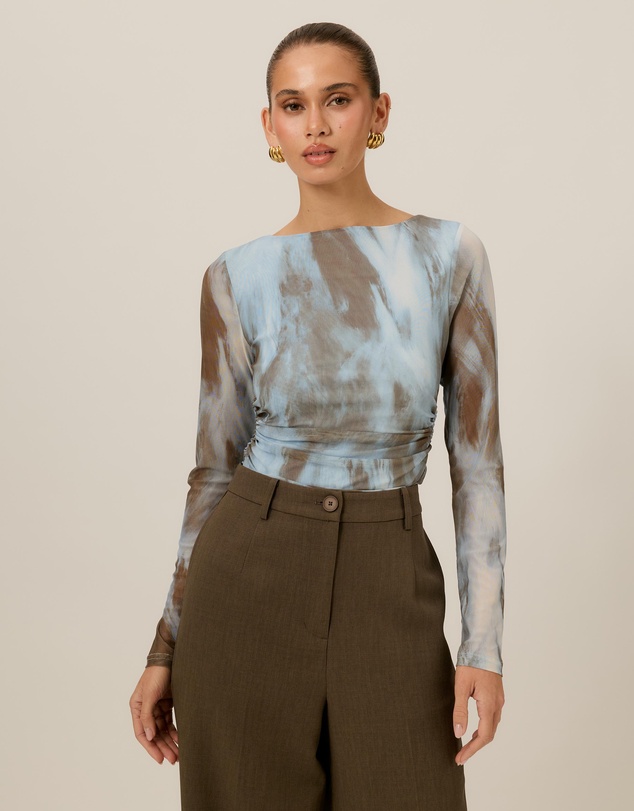 Tussah - Sophie Abstract Print Long Sleeve Top