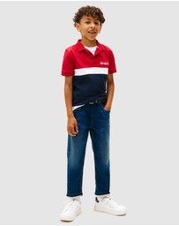 Tommy Hilfiger - Regular Fit Colour-Blocked Pique Polo Shirt - Kids