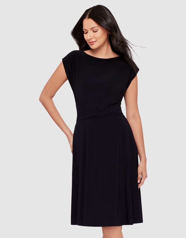 Miraclesuit Shapewear - Auri Cap Sleeve A-Line Shaping Dress