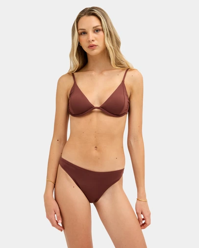 Roxy - Womens Beach Classics Underwire Tri Bikini Top