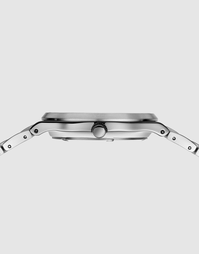 Bering - Solar 39mm Silver Titanium Watch
