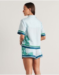 Jag - Flora Striped Shirt