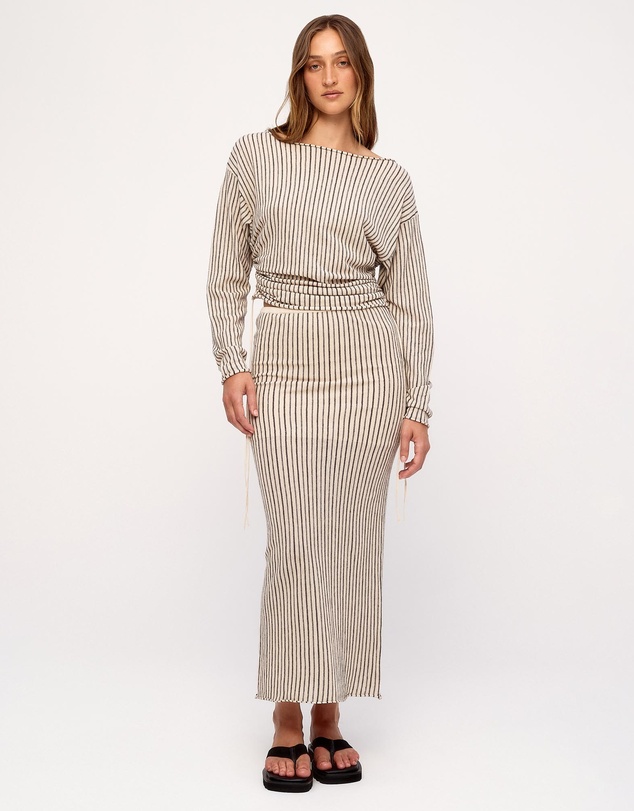 Zulu & Zephyr - Semi Sheer Knit Skirt