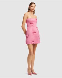 LEO LIN - Roselle Bow Mini Dress