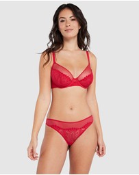 Sans Complexe - Lisa High Cut Brazilian Lace Brief