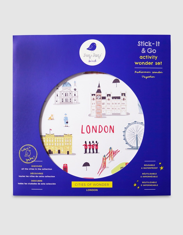 Jaq Jaq - Jaq Jaq Bird - Cities of Wonder Stick It & Go Activity Set - London