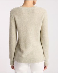 David Lawrence - Moss Stitch Knit Jumper