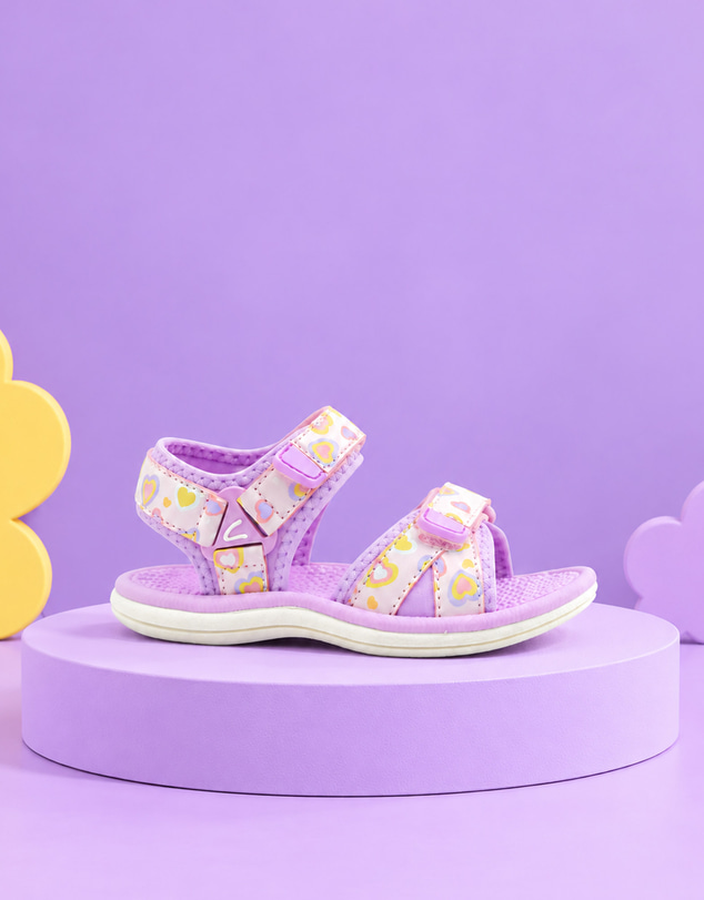 Clarks - Kendall Lilac Hearts