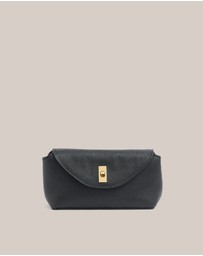 VESTIRSI - Sloane Black Leather Convertible Clutch