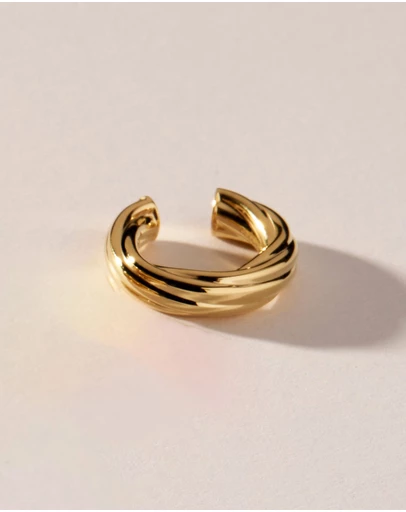 Najo - Wisteria Yellow Gold Ear Cuff