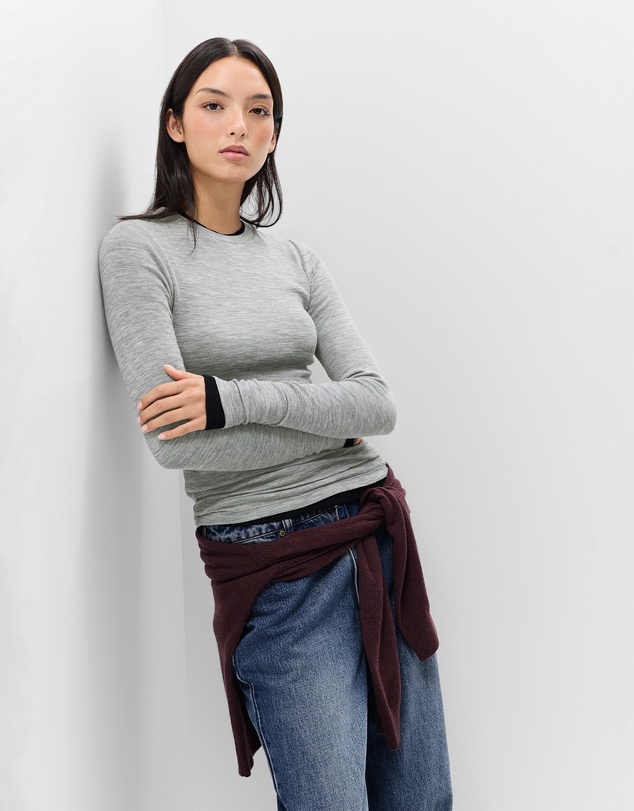 UNISON - Merino Crew Neck Top
