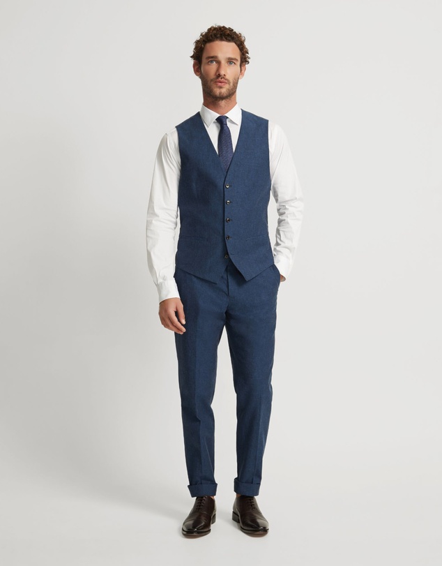 Oxford - Butterworth Linen Blend Waistcoat
