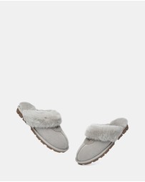 EVERAU - Australian Shepherd Ugg Waffle Slipper Sheepskin Upper House Shoes