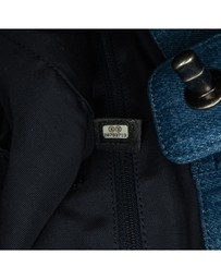 Pre-Loved by Azura Reborn - Pre-Loved chanel Denim Textile Handbag with Leather Trim and Chain Detail