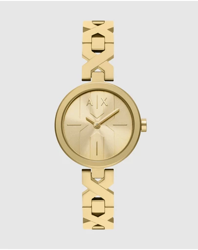 Armani Exchange - Gold Tone Analogue Watch