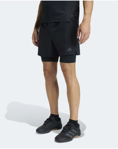 adidas Performance - D4T WORKOUT 2IN1 SHORTS Mens